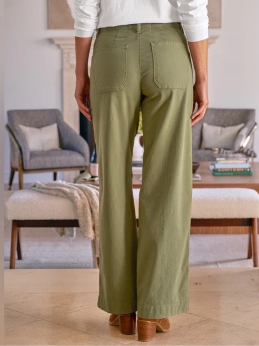 Frank & Eileen Wide-Leg Carpenter Pant - Size 2 - Picture 2 of 8